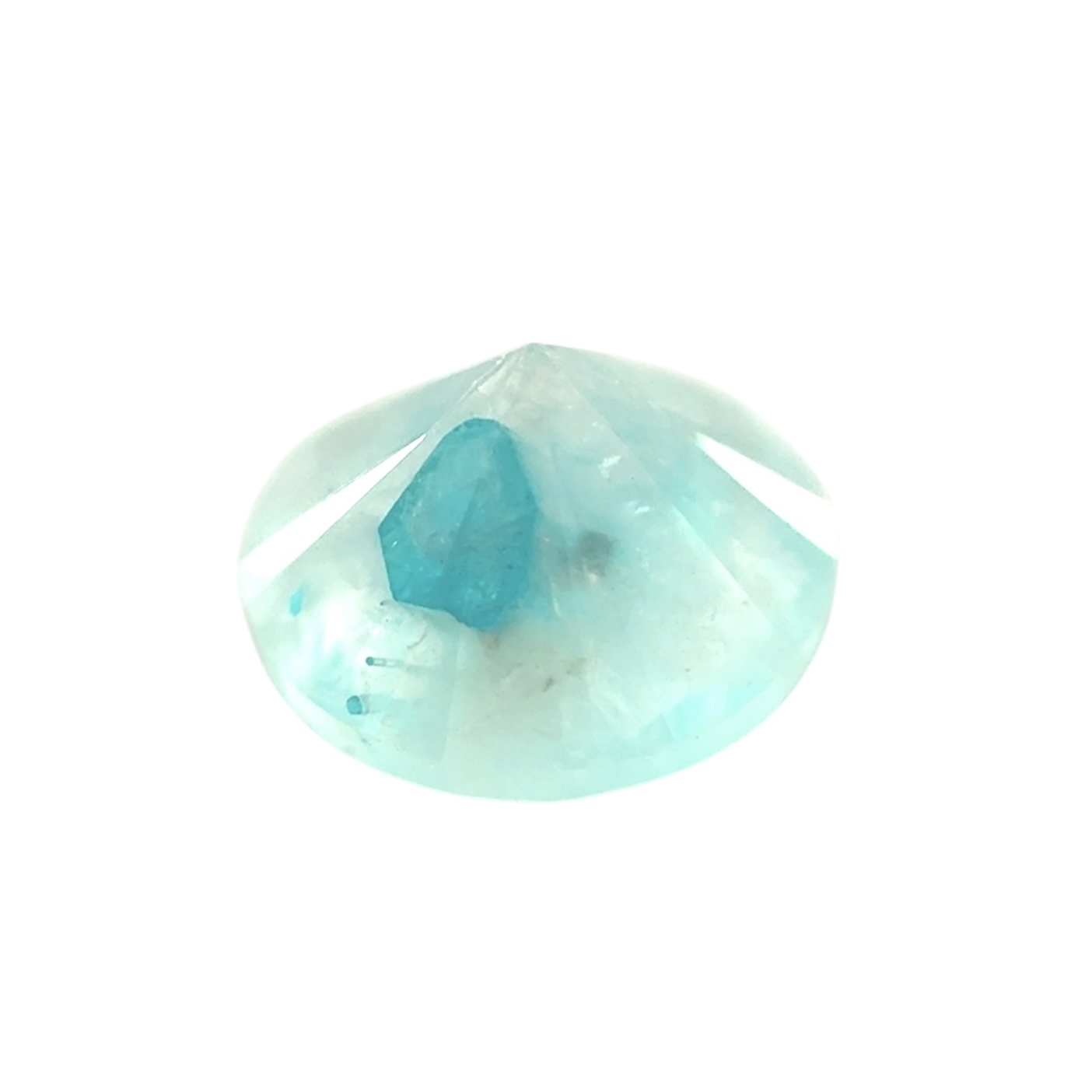 Paraiba Tourmaline in quartz 7mm - Image 3