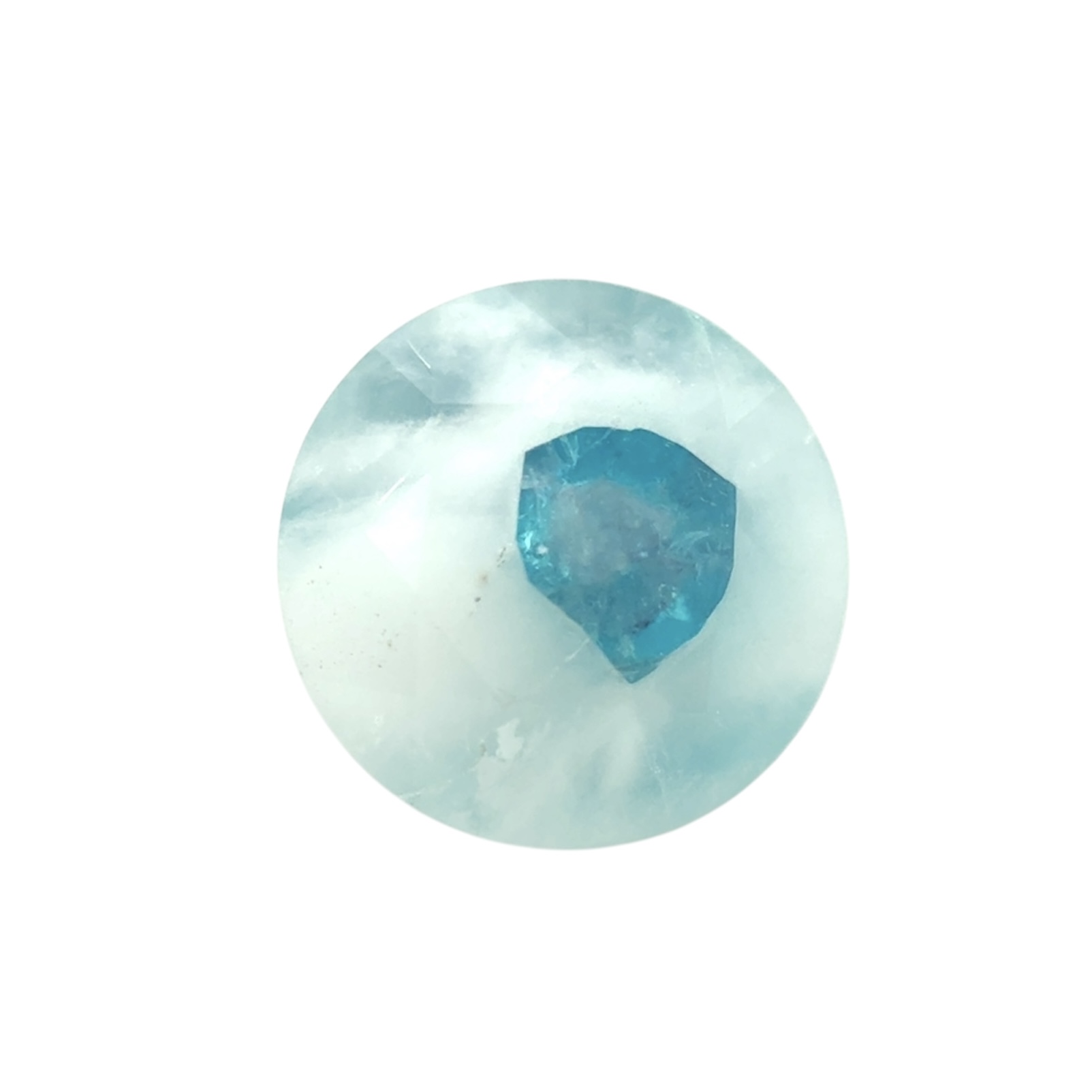 Paraiba Tourmaline in quartz 7mm